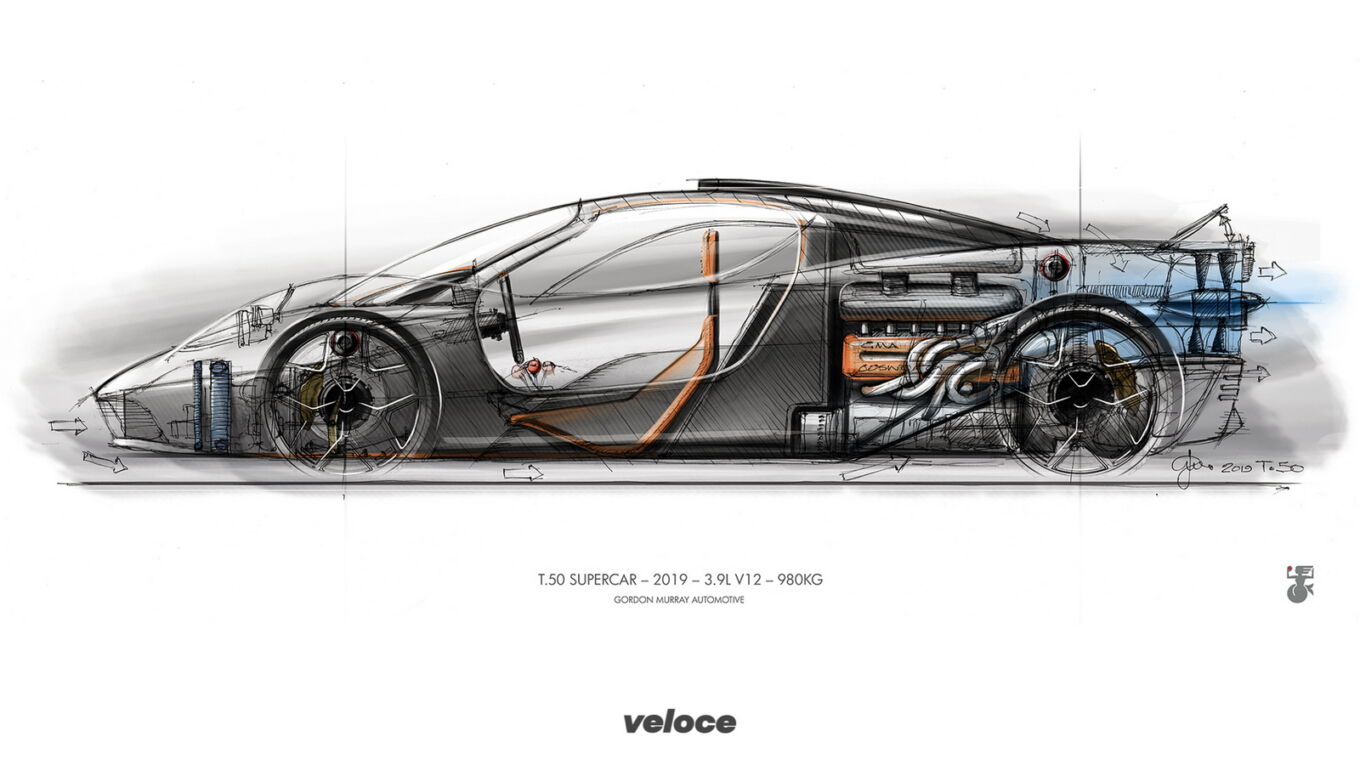 Gordon Murray: 980 kg, 12.100 giri e… una ventola per la T.50 Gordon Murray: 980 kg, 12.100 giri e… una ventola per la T.50