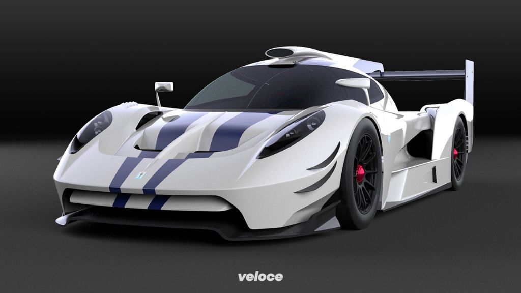 Qui sopra la Scuderia Glickenhaus SCG 007 Qui sopra la Scuderia Glickenhaus SCG 007