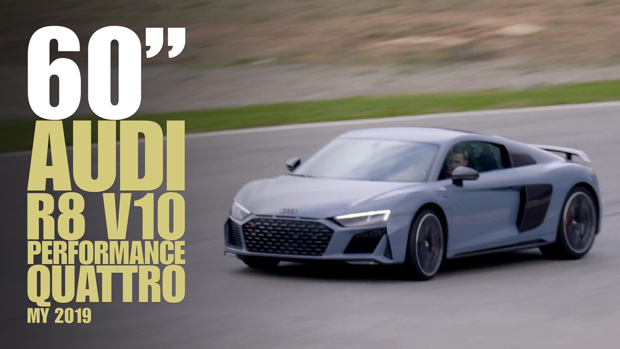 Il suono in pista della nuova Audi R8 Performance quattro