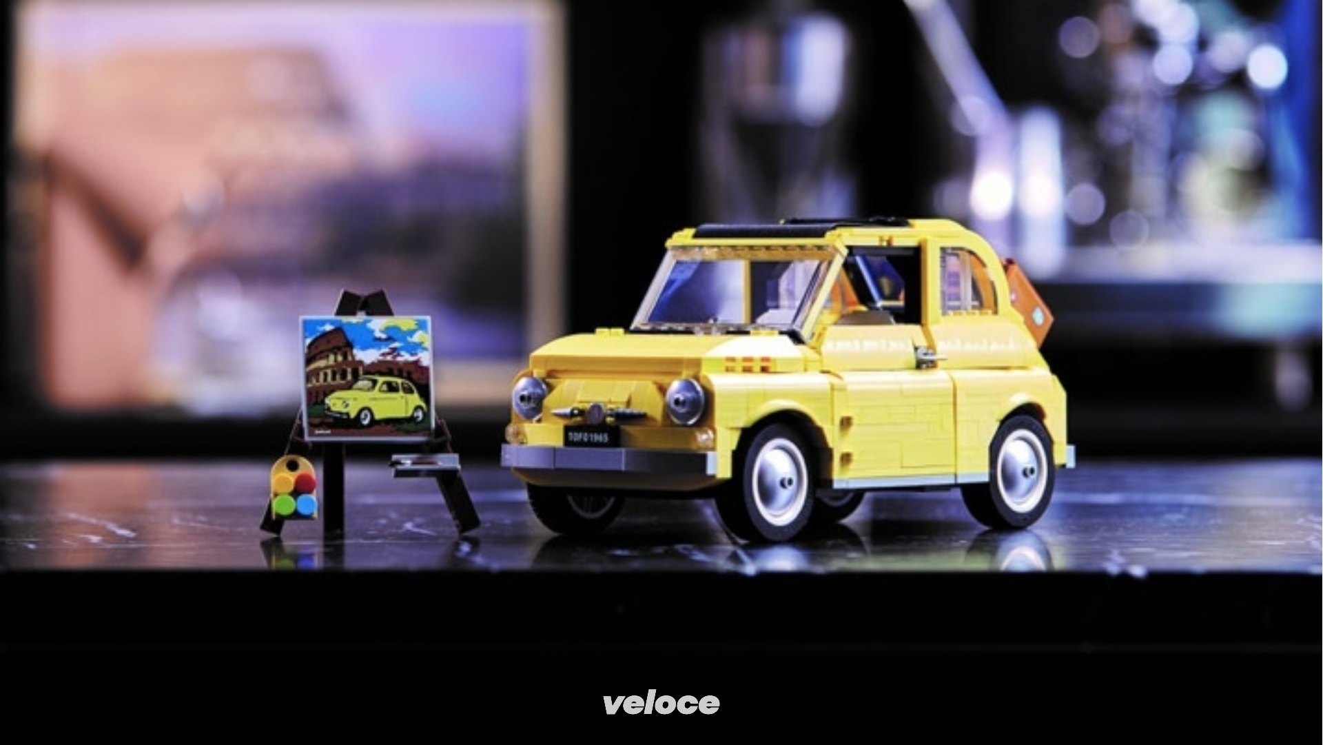 La Fiat 500 in 960 mattoncini Lego - Veloce