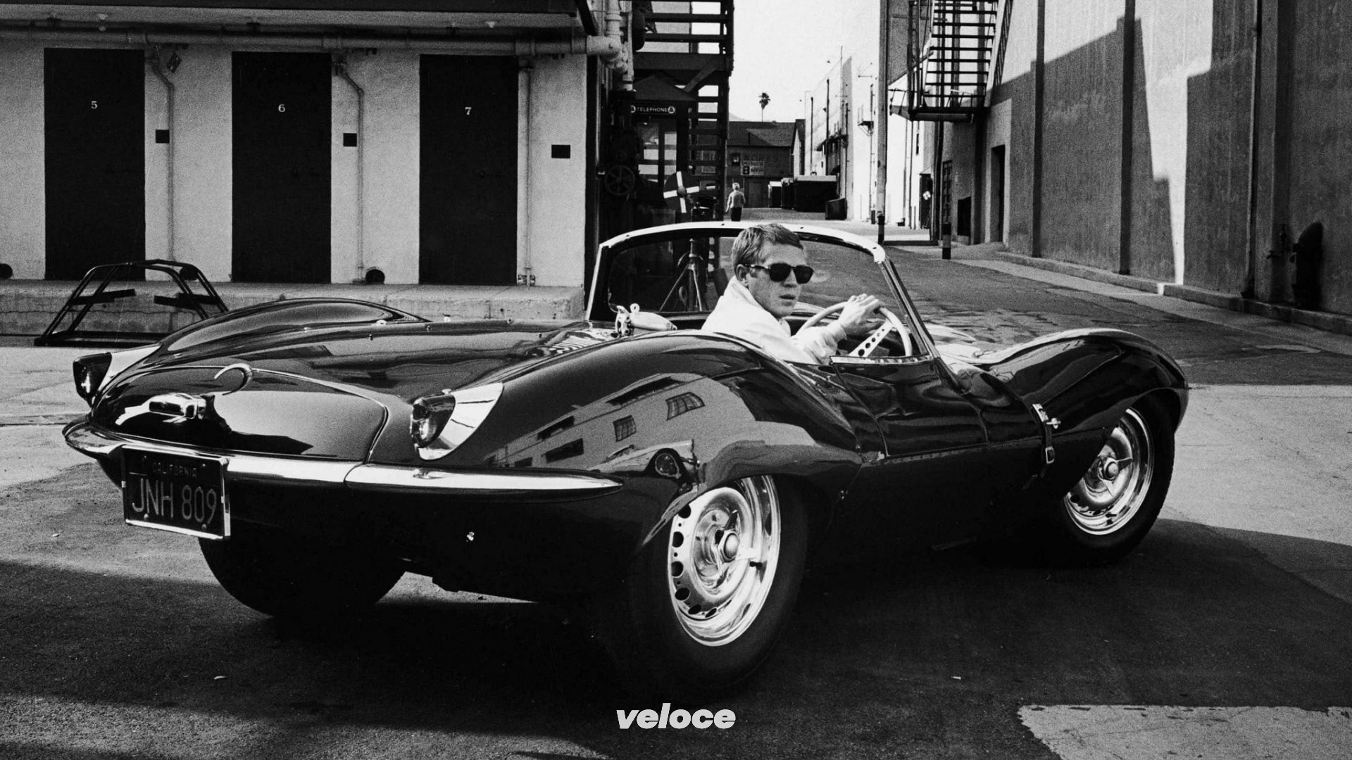 8-Steve-McQueen-Jaguar-E 8-Steve-McQueen-Jaguar-E