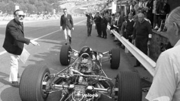 Colin Chapman Belgian GP 1967