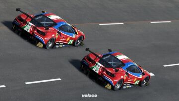 Ferrari 488 GTE Le Mans virtuale 2020 1 Ferrari 488 GTE Le Mans virtuale 2020 1