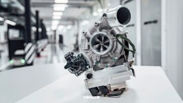 Mercedes AMG Garrett electric turbocharger 1