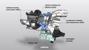 Mercedes AMG Garrett electric turbocharger 8