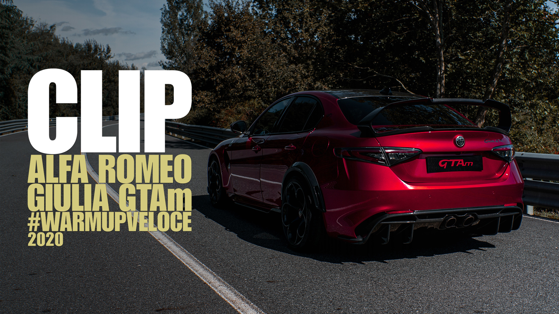 Sull’Alfa Romeo Giulia GTAm al #velocewarmup