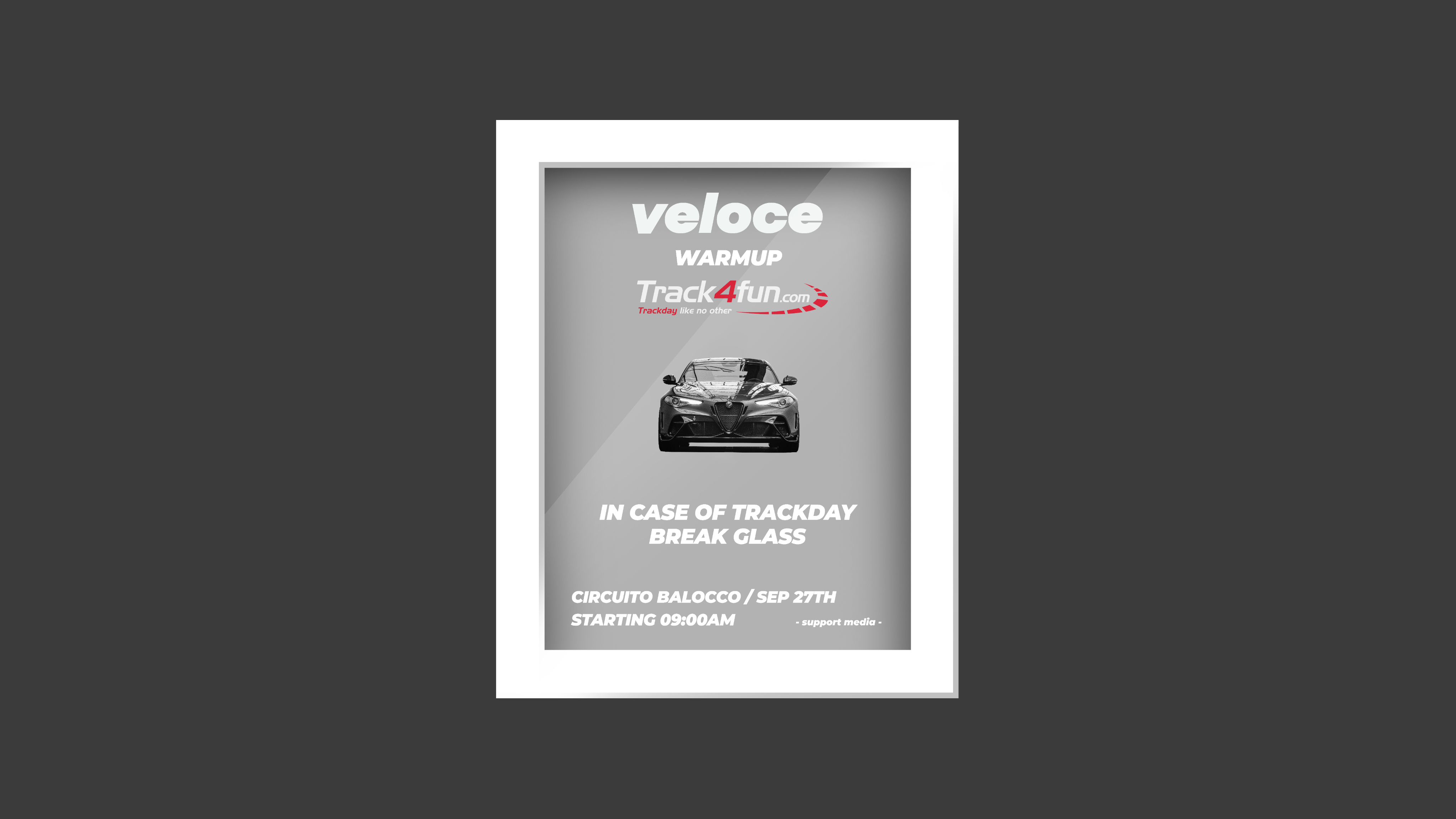 L’Alfa Romeo Giulia GTAm a Balocco, dal vivo