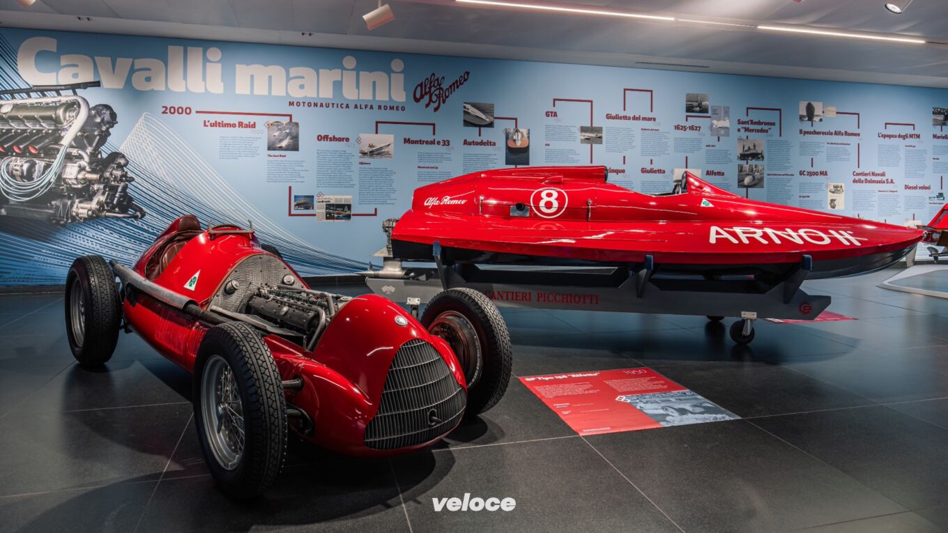 La nautica Alfa Romeo in mostra al museo di Arese La nautica Alfa Romeo in mostra al museo di Arese