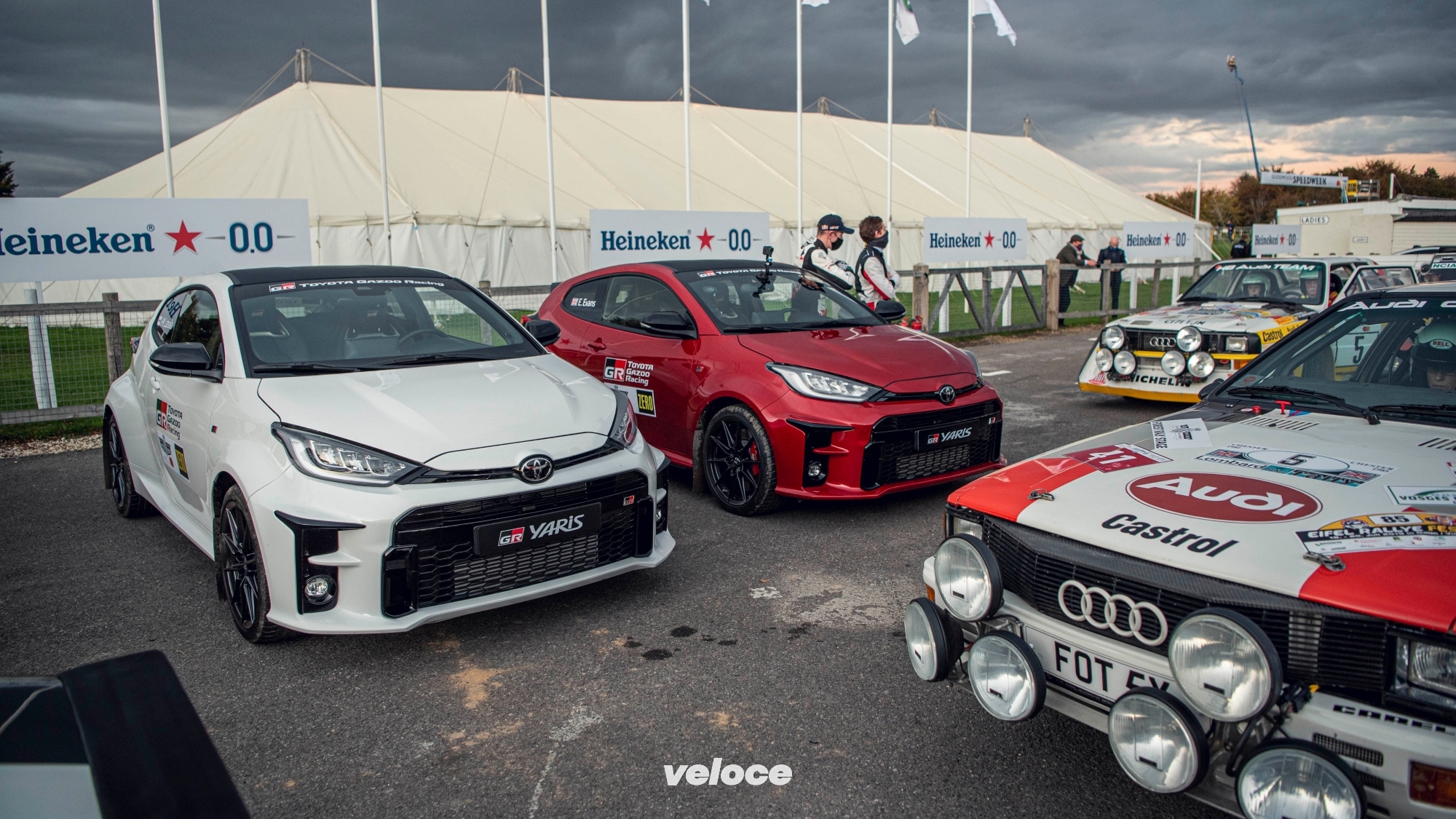 Toyota GR Yaris: di traverso a Goodwood Toyota GR Yaris: di traverso a Goodwood