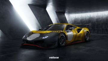 Ferrari 488 GT Modificata vista tre quarti anteriore Ferrari 488 GT Modificata vista tre quarti anteriore