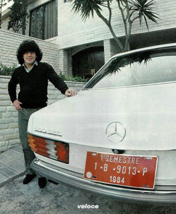 Mercedes-Benz 500 SEC W126, Diego Armando Maradona_B-2