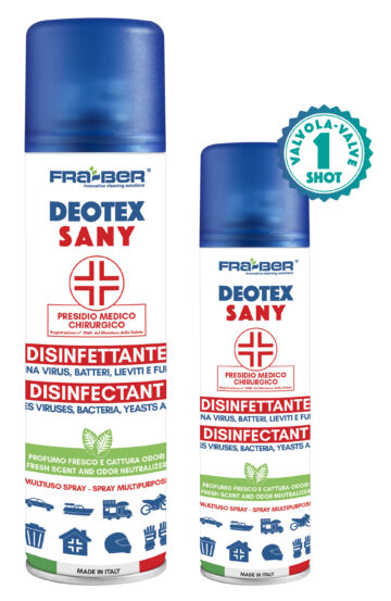 Deotex-Sany: l’abitacolo si sanifica in un attimo
