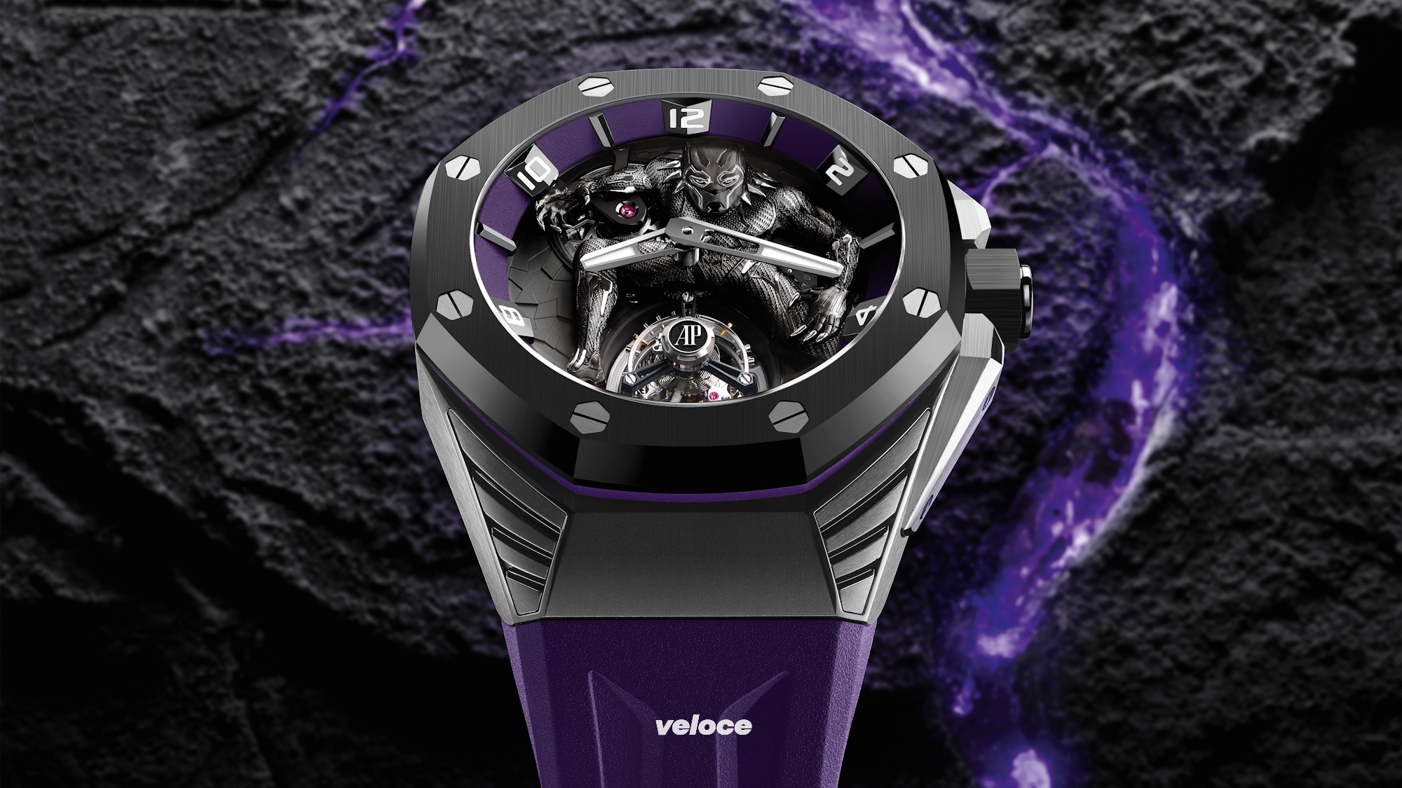 Audemars-Piguet-Royal-Oak-Black-Panther-Marvel-5 Audemars-Piguet-Royal-Oak-Black-Panther-Marvel-5