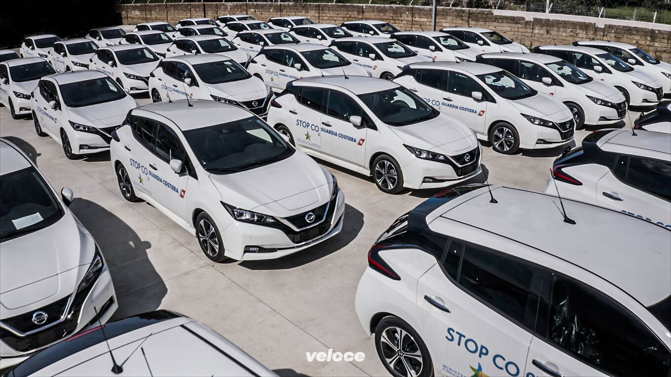 La Nissan Leaf elettrifica la Guardia Costiera La Nissan Leaf elettrifica la Guardia Costiera