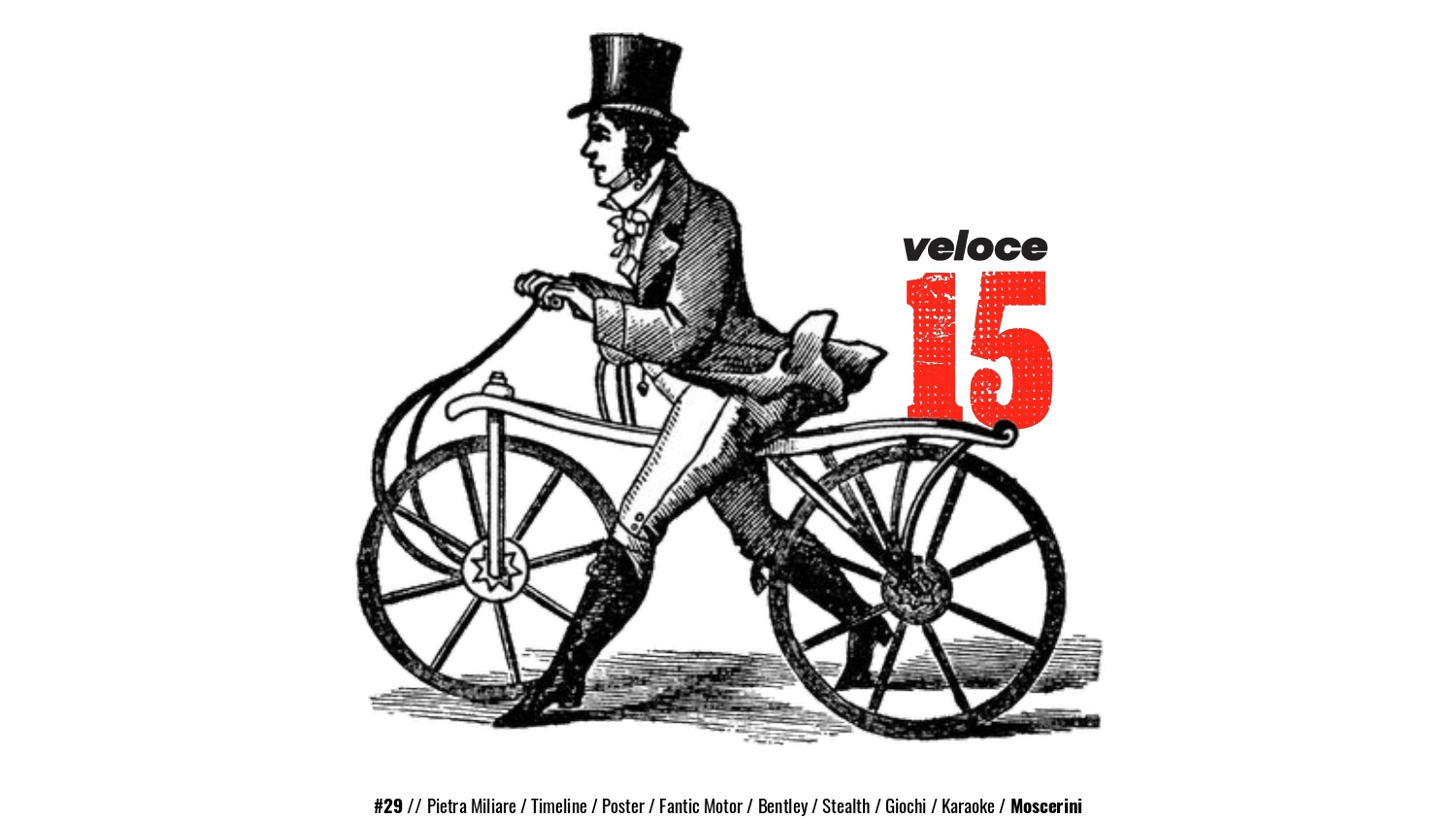 veloce15 n.29: hai voluto la zona bianca? Pedala