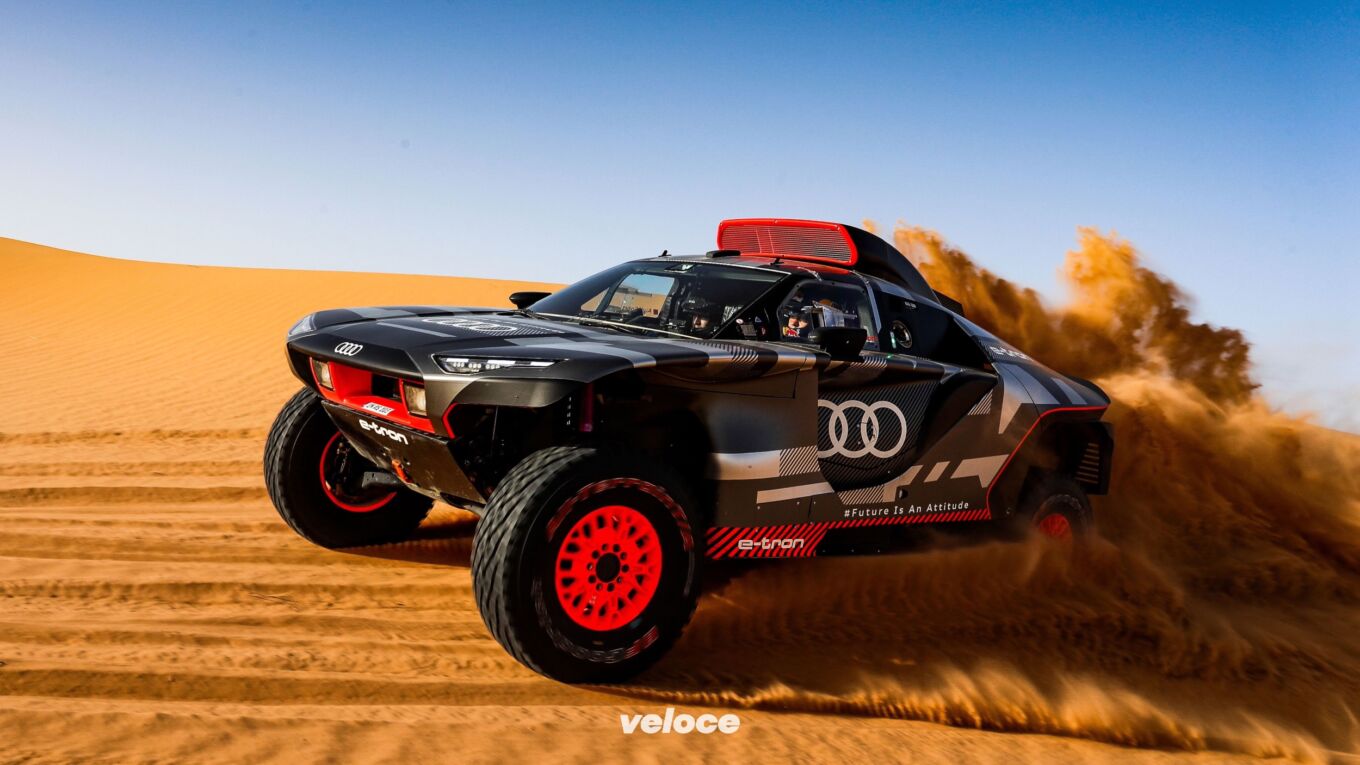 Audi RS Q e-tron: polvere, sabbia e sudore Audi RS Q e-tron: polvere, sabbia e sudore