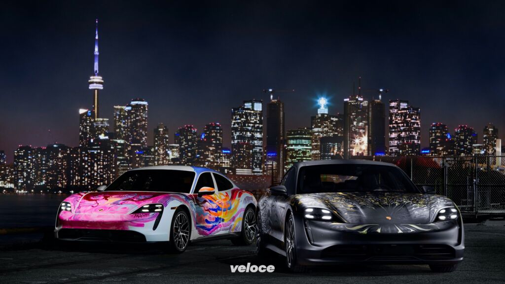 Porsche Taycan 4S Art Battle Porsche Taycan 4S Art Battle