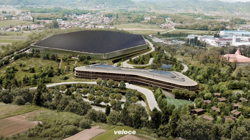 Rendering del nuovo campus della Rimac Rendering del nuovo campus della Rimac