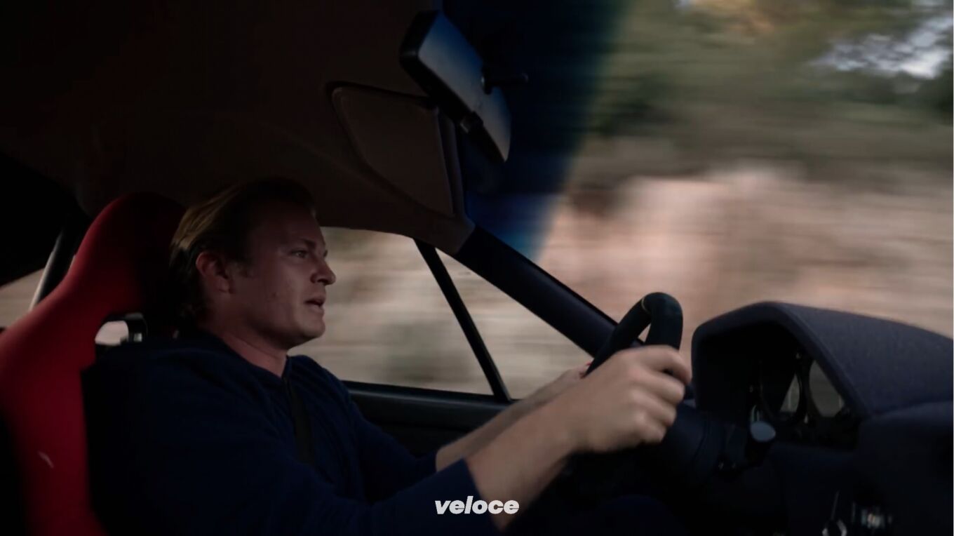 La prima volta di Nico Rosberg su una Ferrari F40 La prima volta di Nico Rosberg su una Ferrari F40