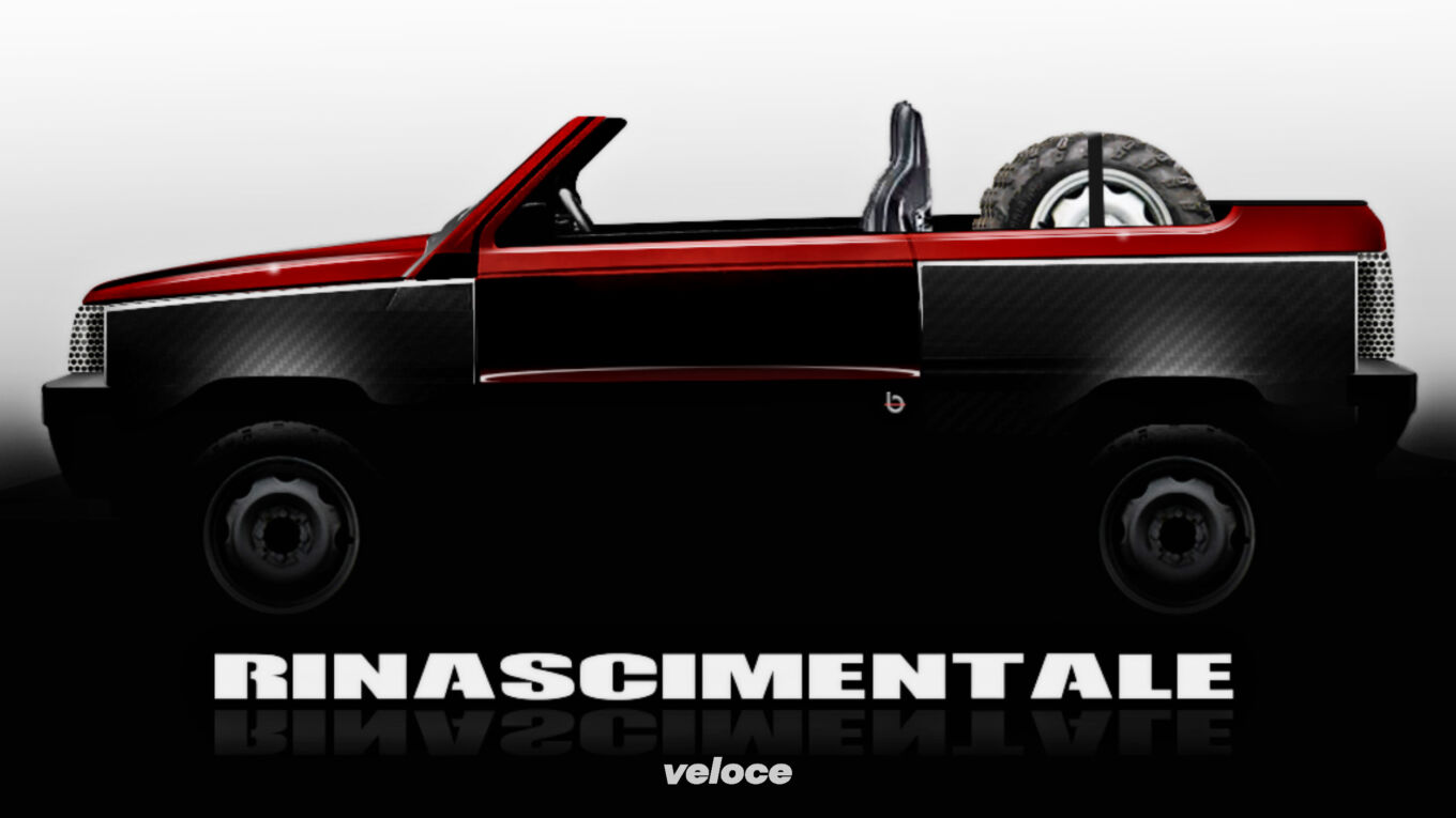 Rinascimentale: il restomod della Panda è en plein air Rinascimentale: il restomod della Panda è en plein air