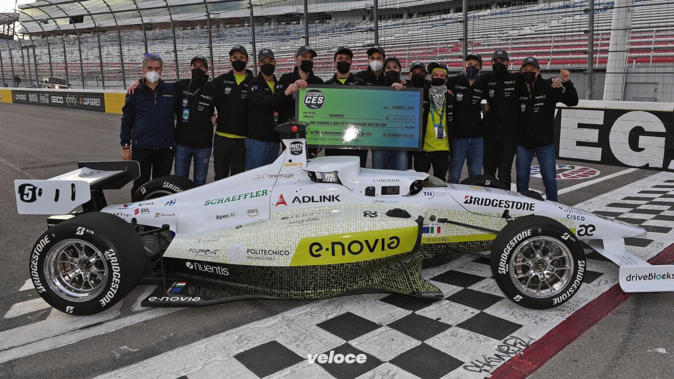 Indy Autonomous Challenge a Las Vegas trionfa il POLIMI Veloce