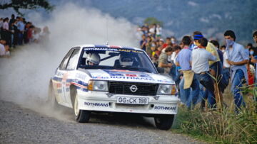 Röhrl/Geistdörfer im Opel Ascona 400, Rallye San Remo 1982 Röhrl/Geistdörfer im Opel Ascona 400, Rallye San Remo 1982