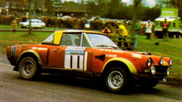 Fiat Abarth 124 Rally e Maurizio Verini Fiat Abarth 124 Rally e Maurizio Verini