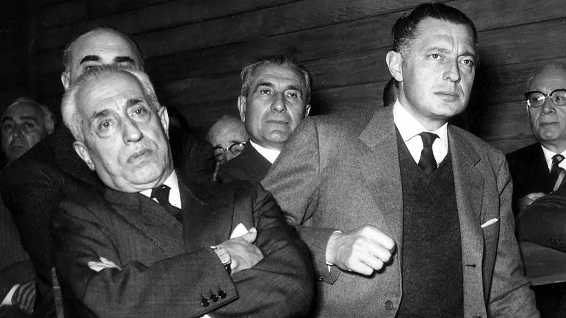 20° anniversario Gianni Agnelli con Vittorio Valletta