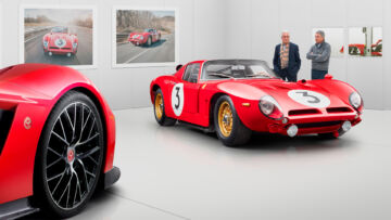 Bizzarrini Giotto con Giorgetto e Fabrizio Giugiaro