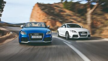 Audi TT Roadster e Coupé RS II generazione