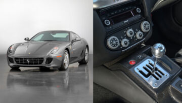 La Ferrari 599 GTB Fiorano col cambio manuale vale oro