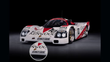 Sbaglio o questa Porsche 962 ha la targa?