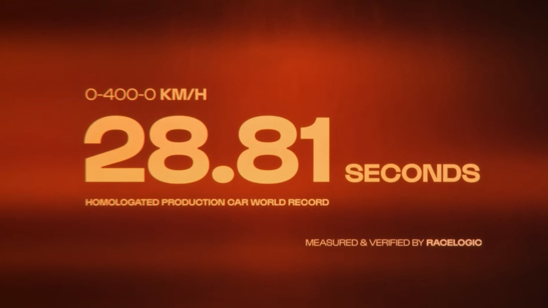 Koenigsegg Regera Record 0-400-0