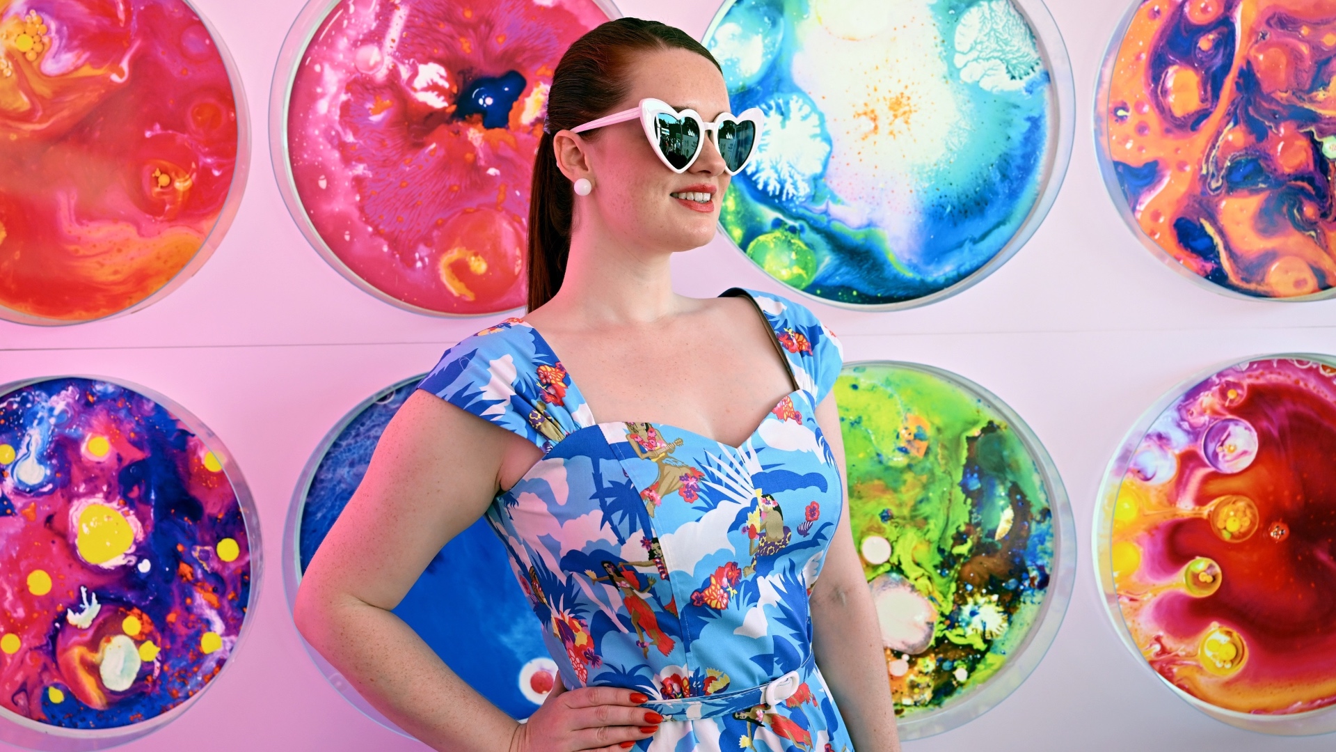 A visitor at the 2023 Goodwood Revival. Ph. by PA