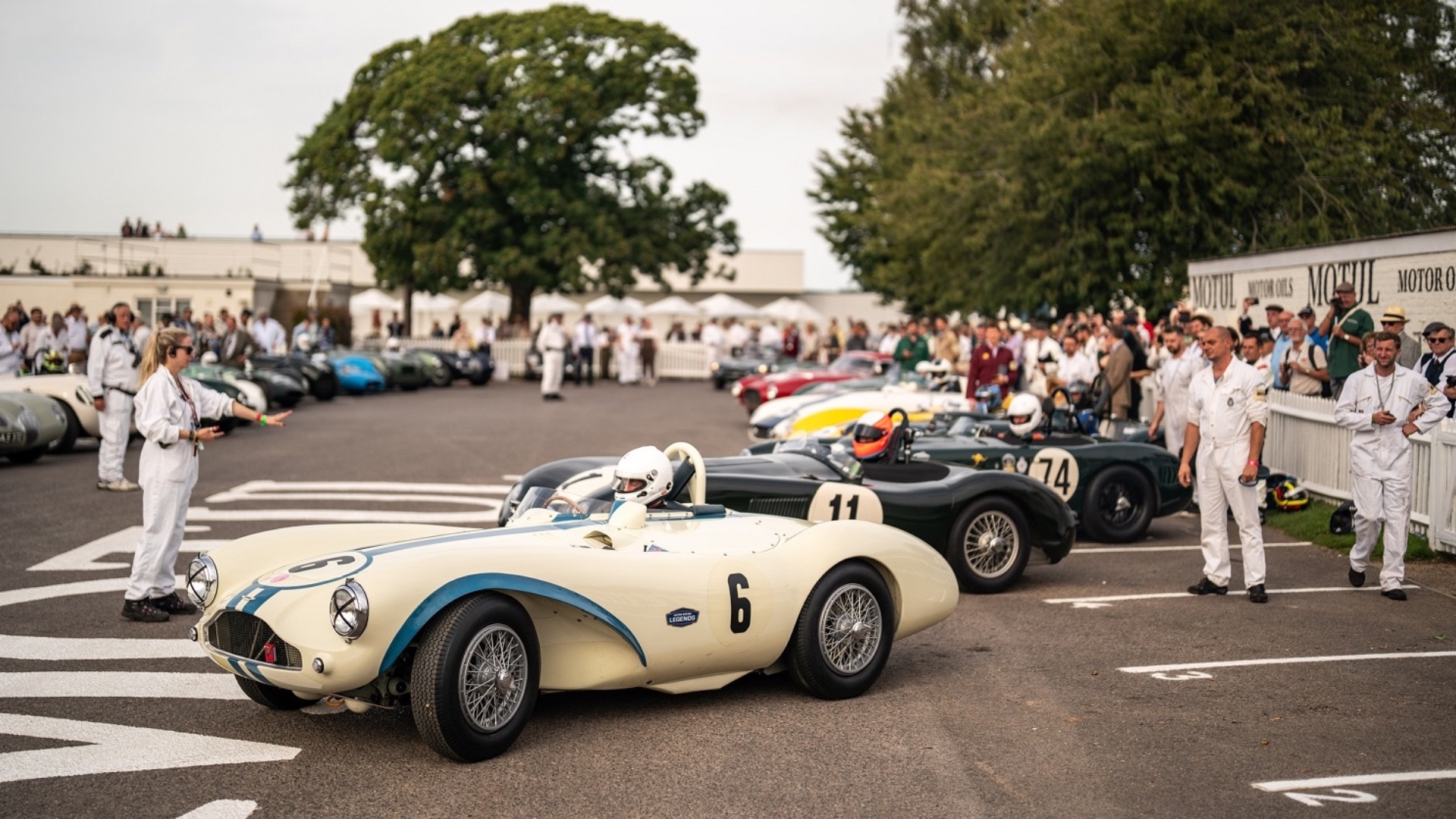 Assembly Area at the 2023 Goodwood Revival.