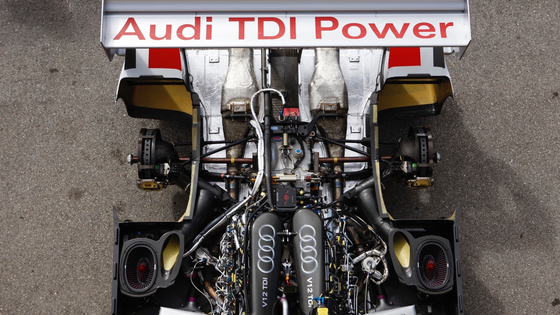 The V12 TDI engine in the Audi R10 TDI