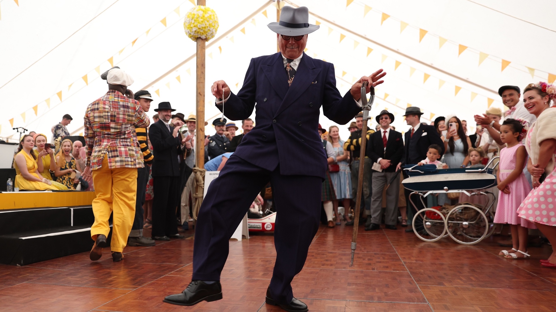 Best Dressed Competition at the 2023 Goodwood Revival. Ph. by PA. (8)