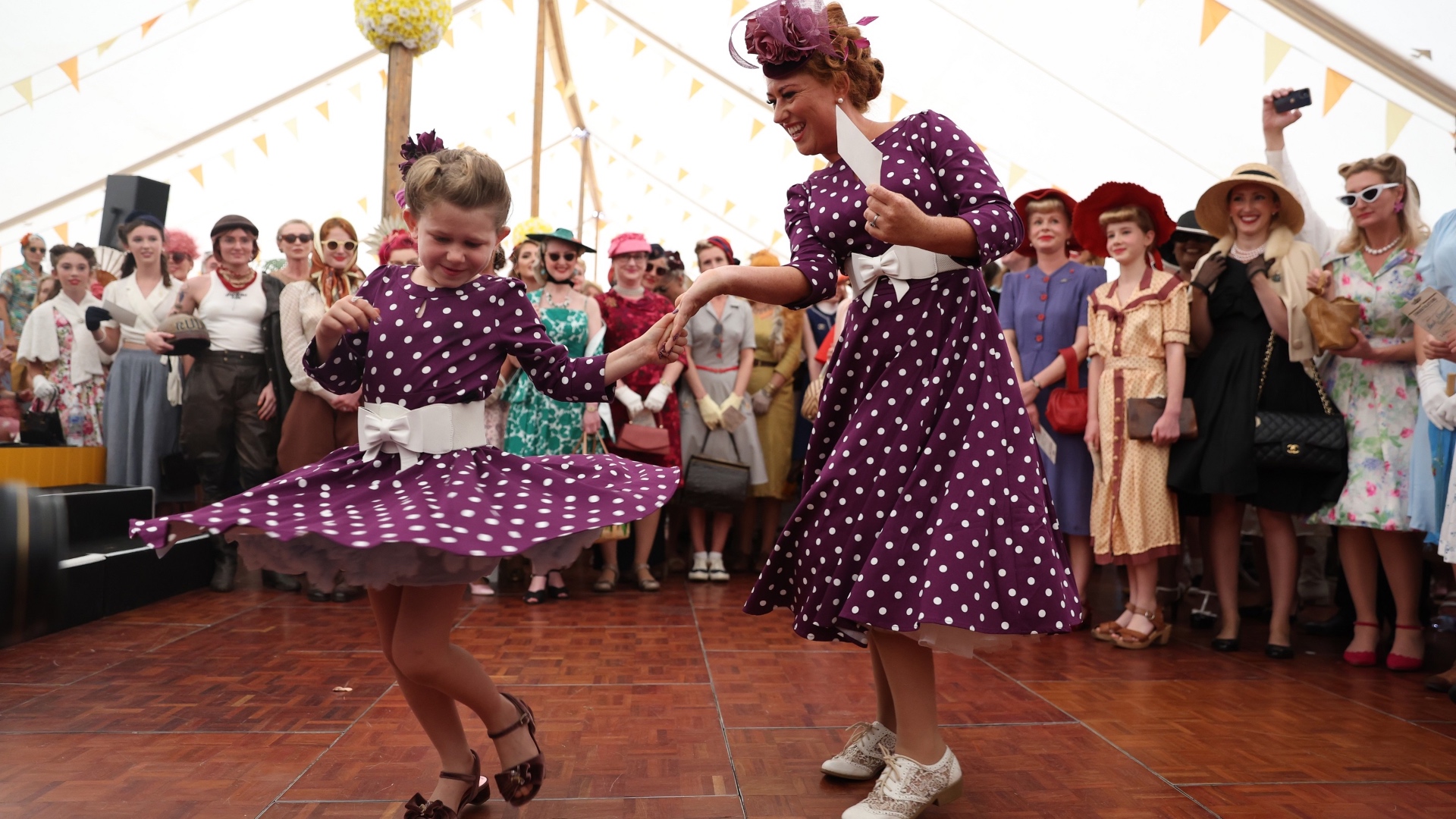 Best Dressed Competition at the 2023 Goodwood Revival. Ph. by PA.