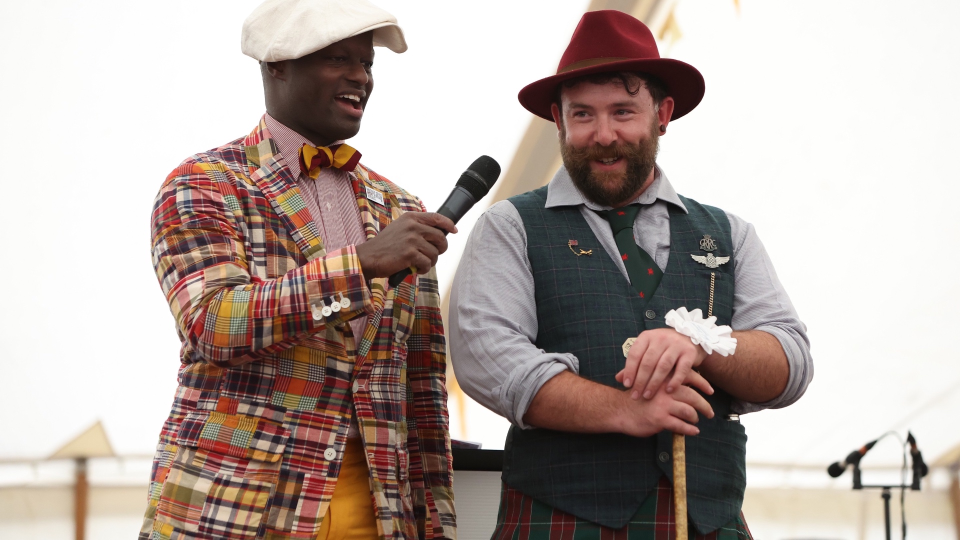 Dandy Wellington, Best Dressed Competition at the 2023 Goodwood Revival. Ph. by PA.