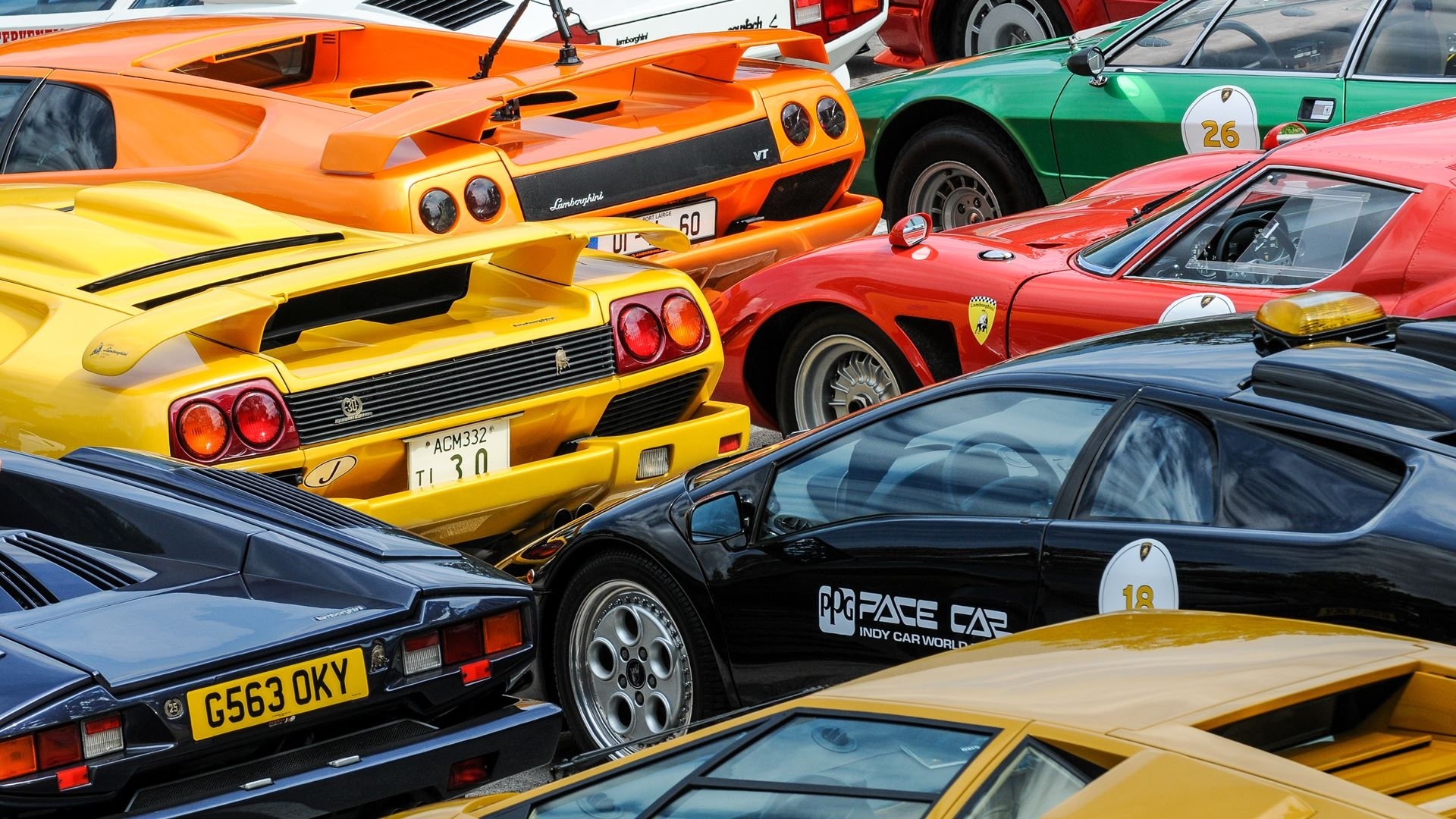 Lamborghini d’epoca, che spettacolo!