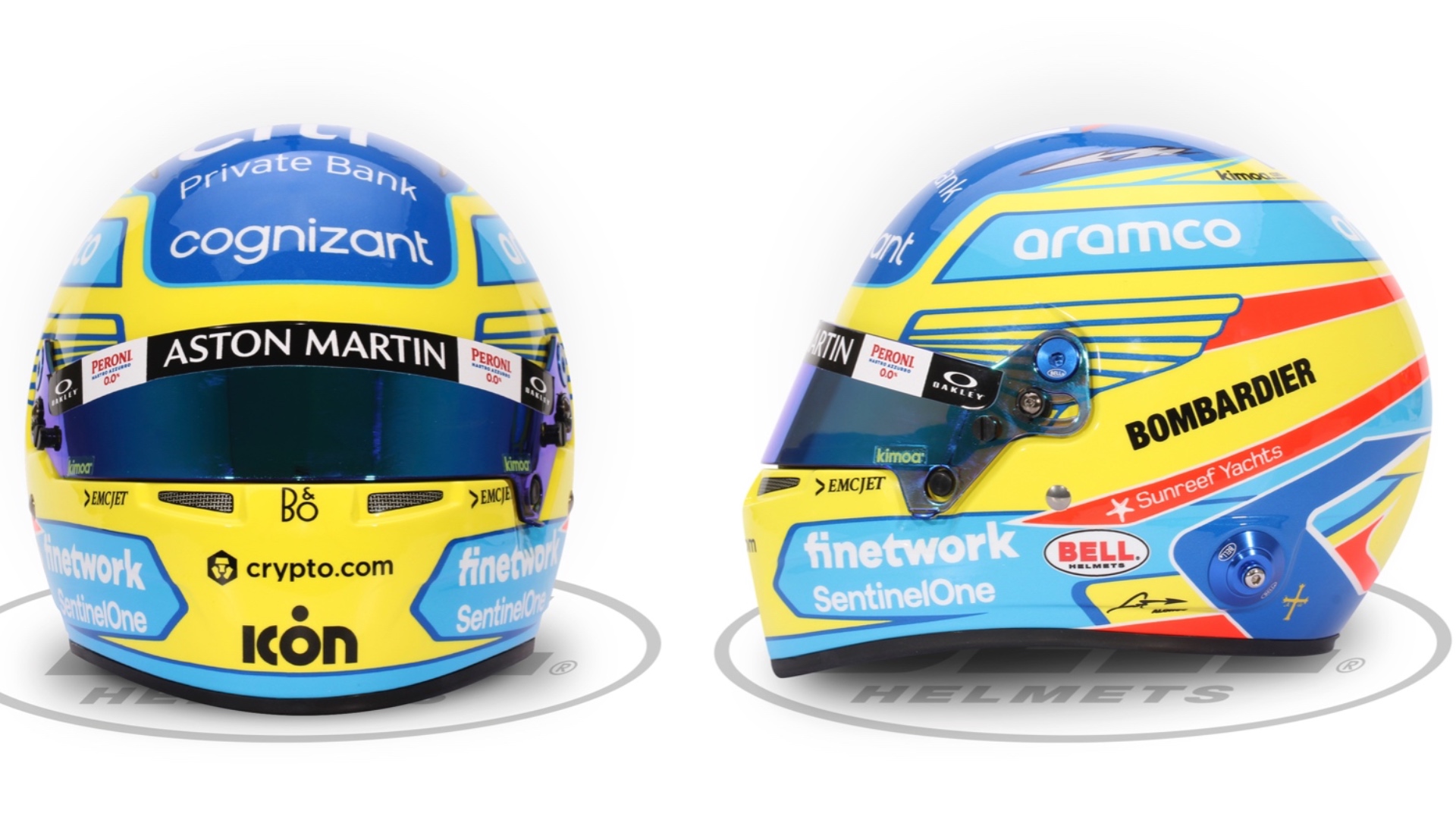 Mini-Helmets-Bell-FERNANDO ALONSO MINI 2023 - All View
