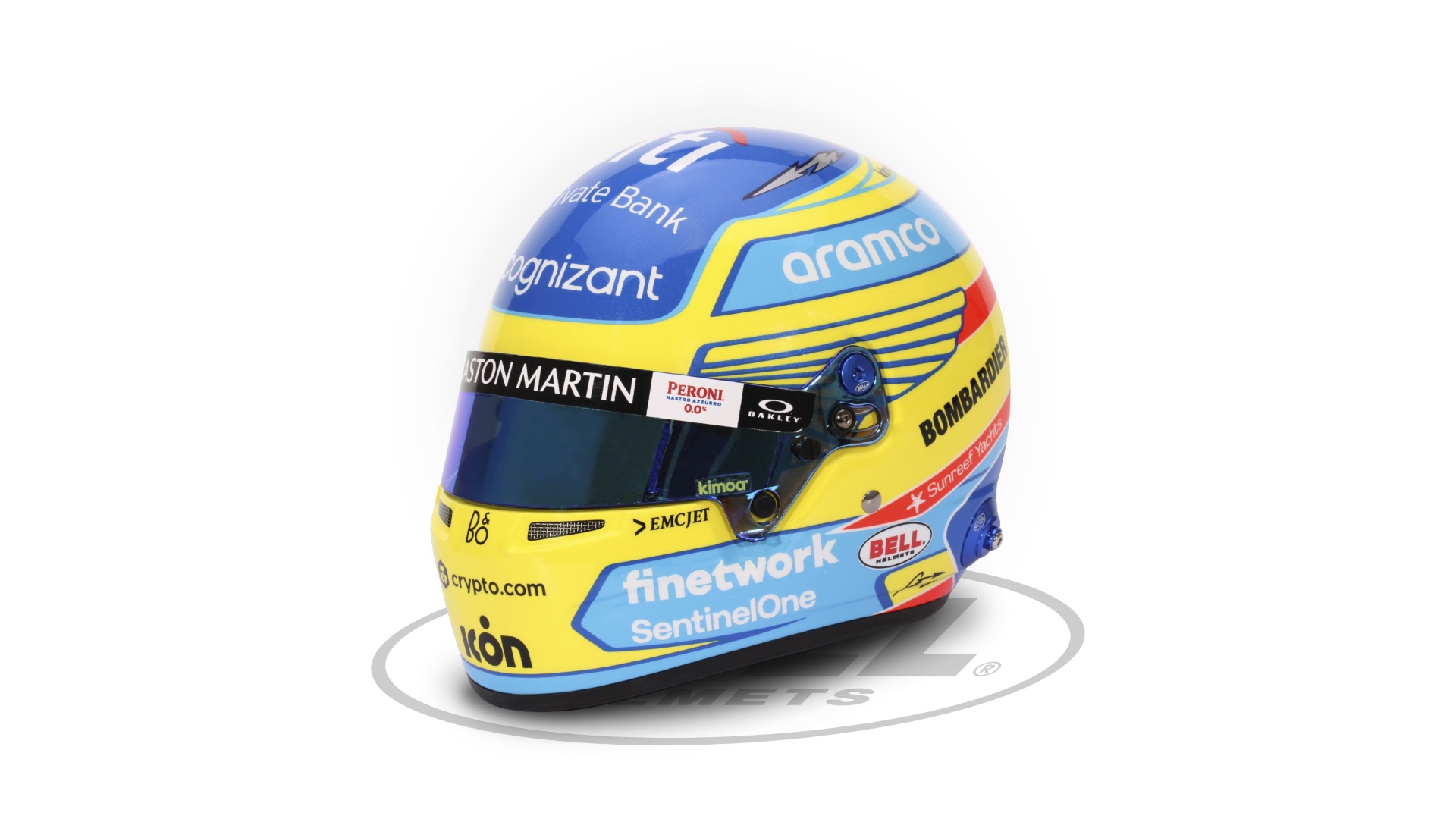 Mini-Helmets-Bell-FERNANDO ALONSO MINI 2023 - Three Quarter