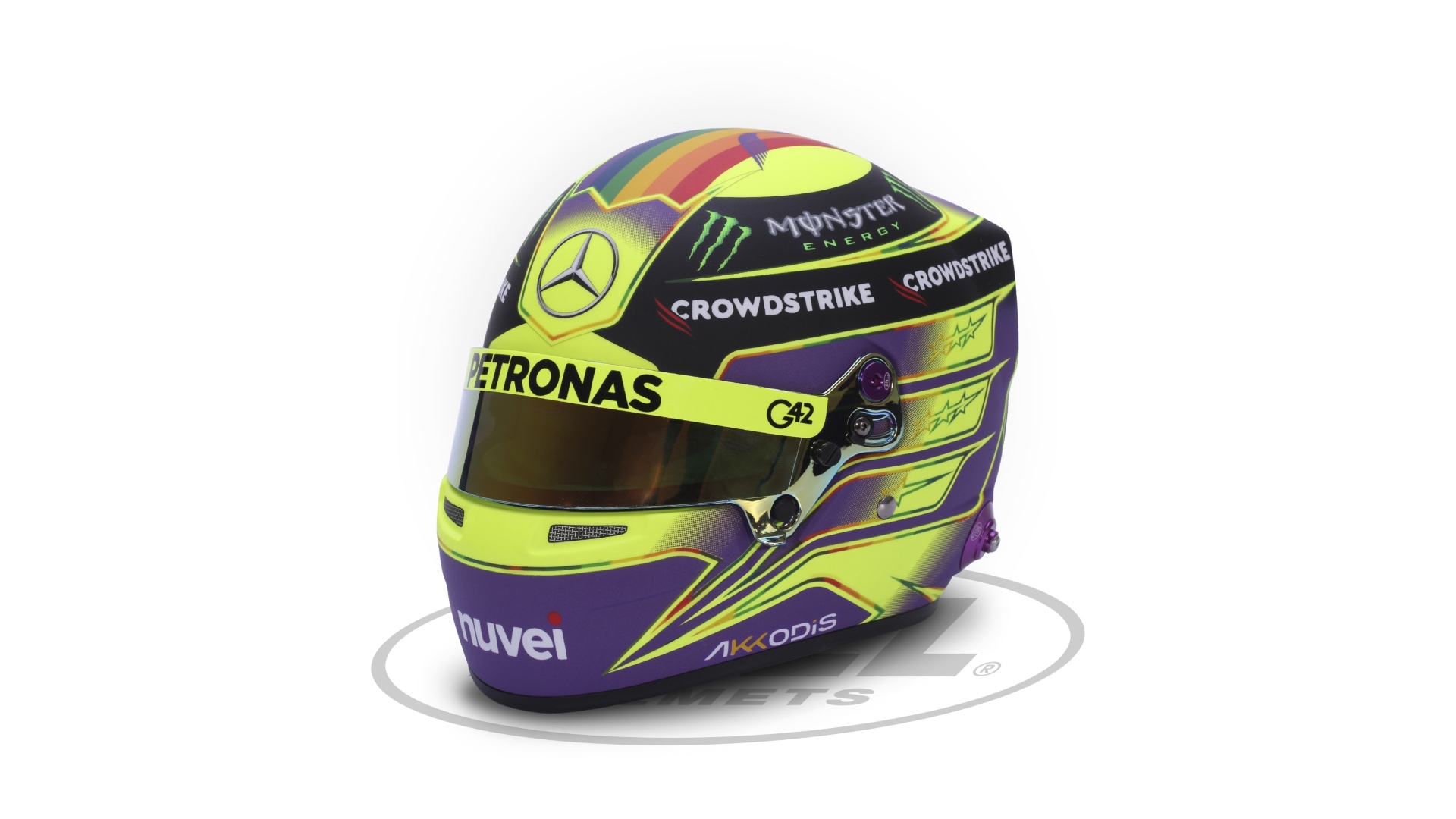 Mini-Helmets-Bell-LEWIS HAMILTON MINI 2023 - Three Quarter
