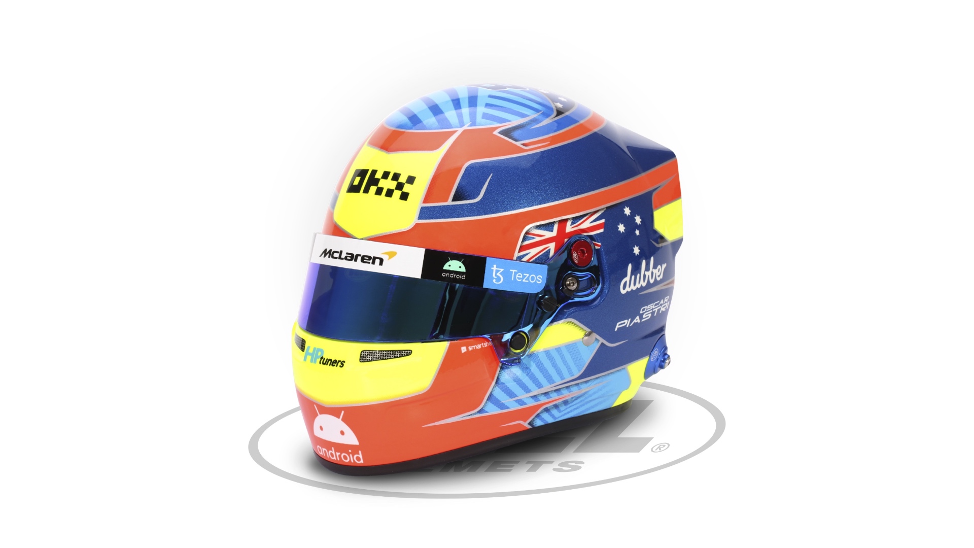 Mini-Helmets-Bell-OSCAR PIASTRI MINI 2023 - Three Quarter