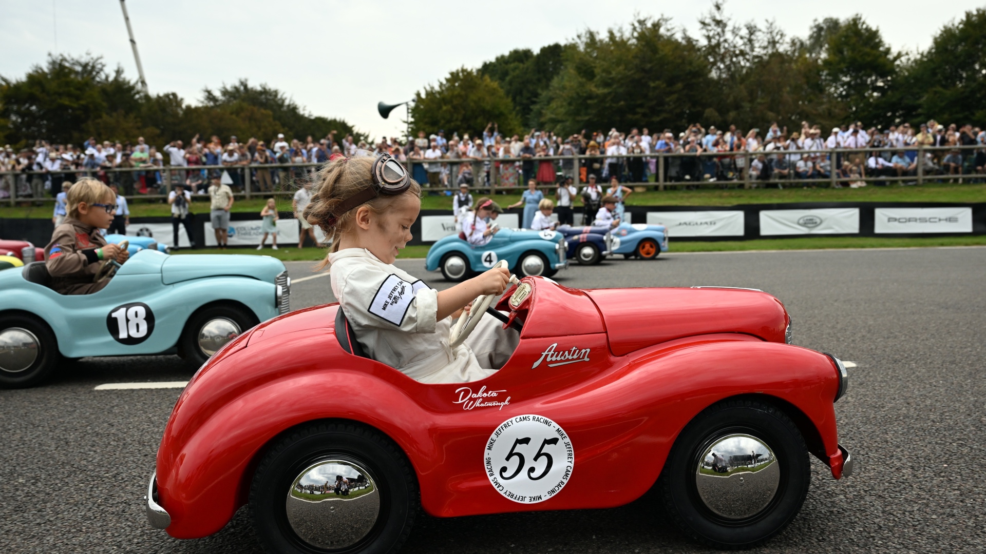 Settrington Cup driver at the 2023 Goodwood Revival. Ph. by PA.