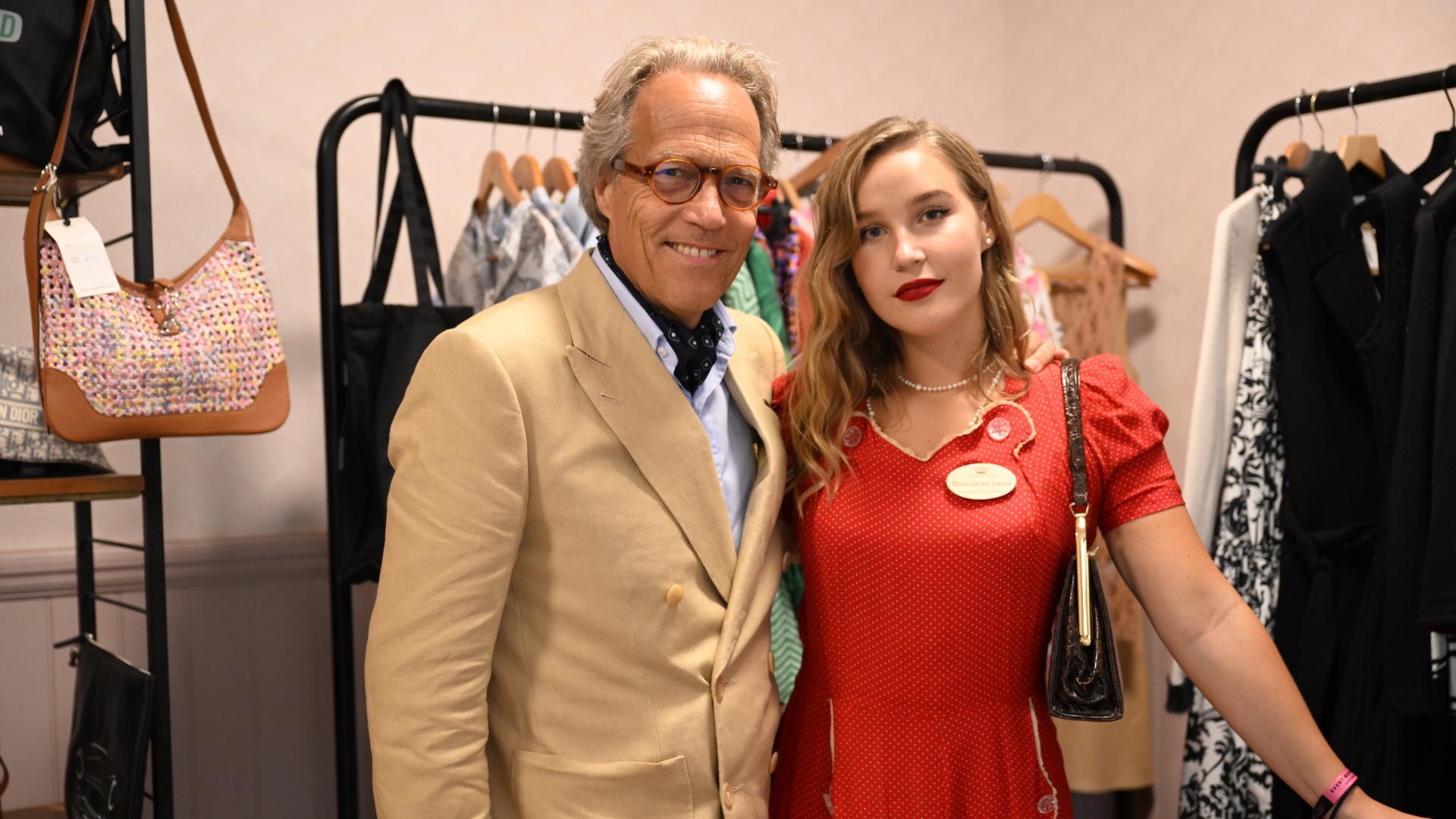 The Duke of Richmond and Lady Eloise Gordon Lennox at thr 2023 Goodwood Revival. Ph. by PA.