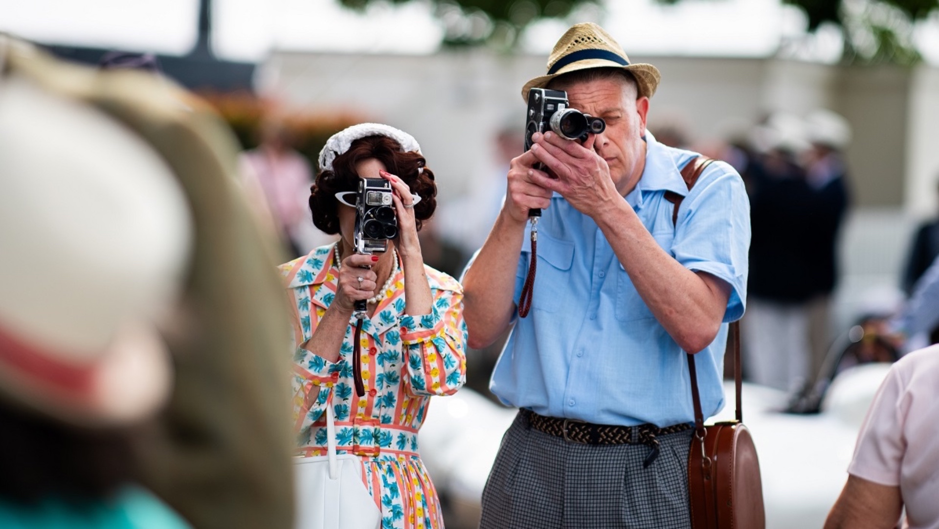 Visitors at the 2023 Goodwood Revival. Ph. by Lou Johnson