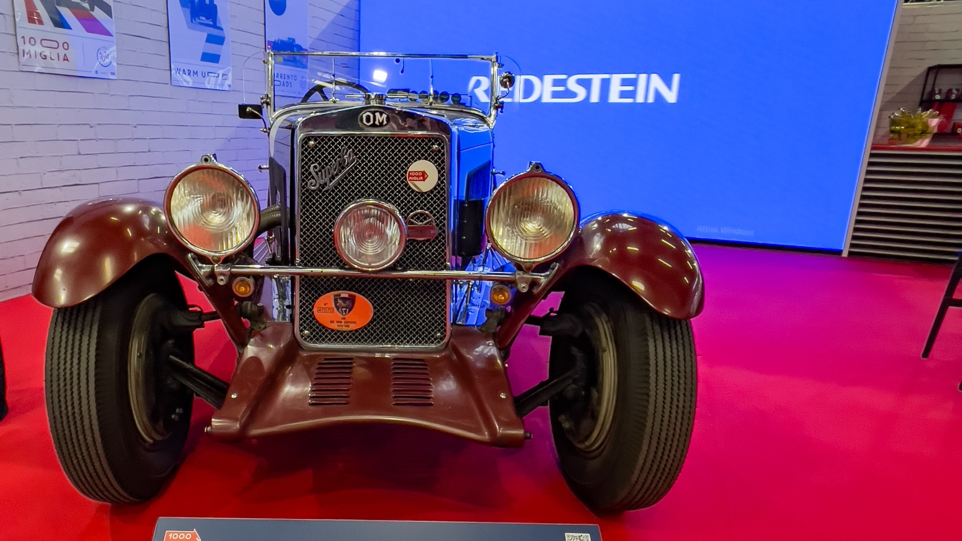 La OM 665 “Superba” del 1929 esposta allo stand della Mille Miglia ad Auto e Moto d’Epoca 2023 La OM 665 “Superba” del 1929 esposta allo stand della Mille Miglia ad Auto e Moto d’Epoca 2023