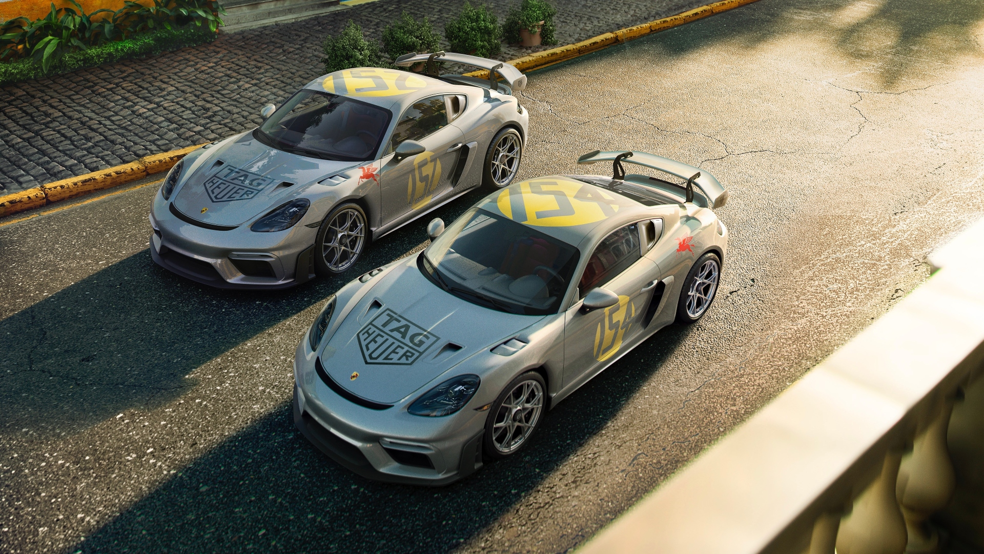 Due Porsche Cayman al sapor di Carrera Due Porsche Cayman al sapor di Carrera