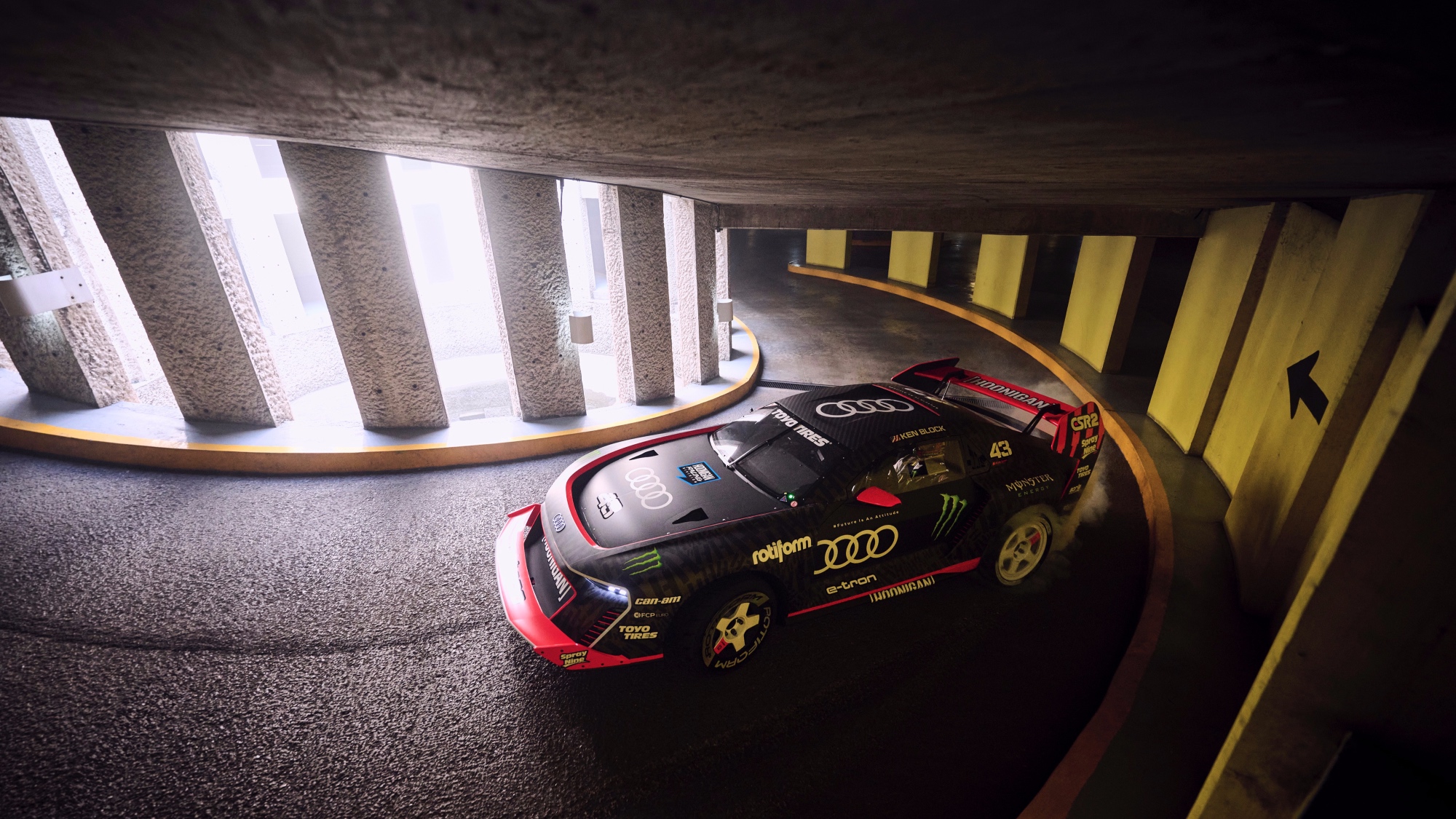 Electrikhana 2, Audi S1 Hoonitron, Ken Block Electrikhana 2, Audi S1 Hoonitron, Ken Block